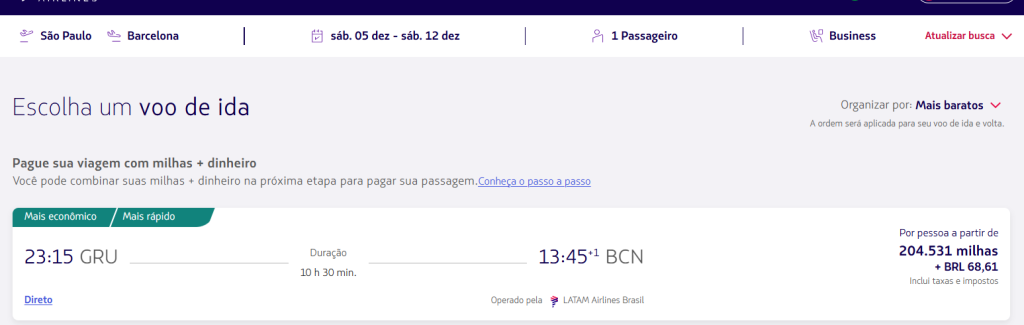 Latam-Executiva-Barcelona-1024x325 Azul Itaú ou Caixa Ícone: qual cartão realmente serve para o seu perfil de viagem?