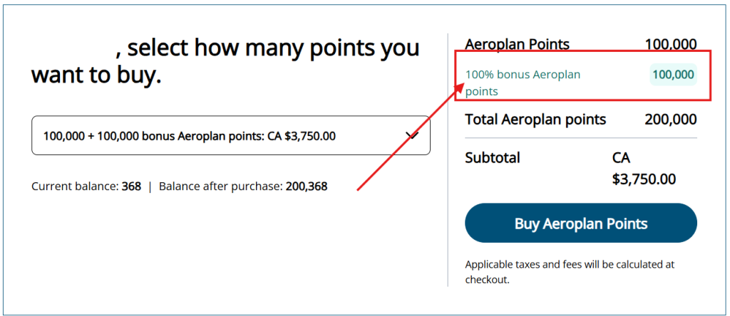 image-10-1024x444 Até 100% de bônus: Air Canada promoção até 12 de agosto para comprar milhas.