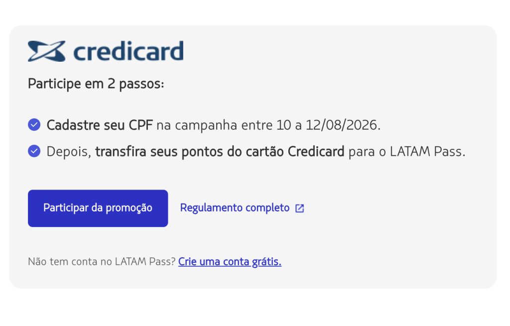 image-16-1024x655 LATAM Pass oferece 25% de bônus nas transferências de pontos do Itaú e do Credicard