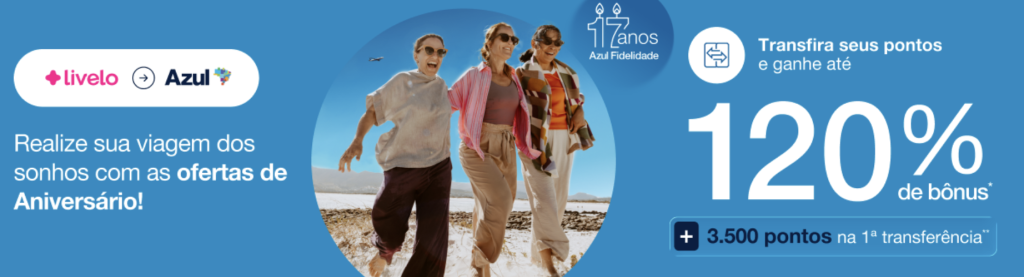 image-19-1024x277 Até 120% de Bônus da Livelo para a Azul com milheiro a partir de R$ 12,14 até 12 de agosto