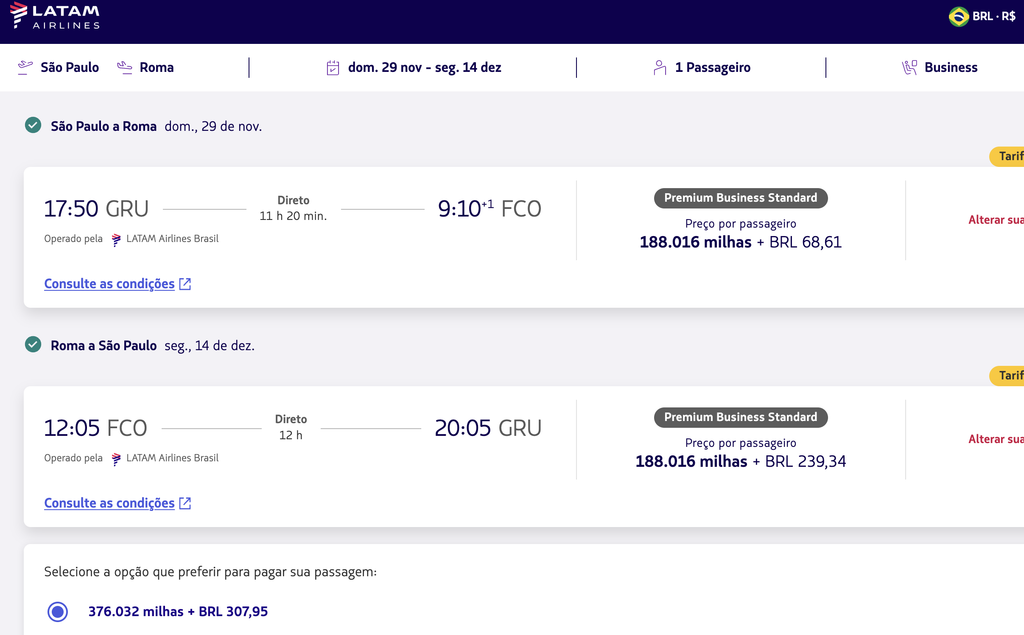 Captura-de-Tela-2026-09-02-as-22.30.05-1024x635 Latam tem Executiva para Roma por R$ 6.700 (376 mil Milhas) ida e volta.